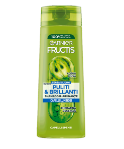 Fructis Shampoo Puliti E Brillanti 250Ml Garnier